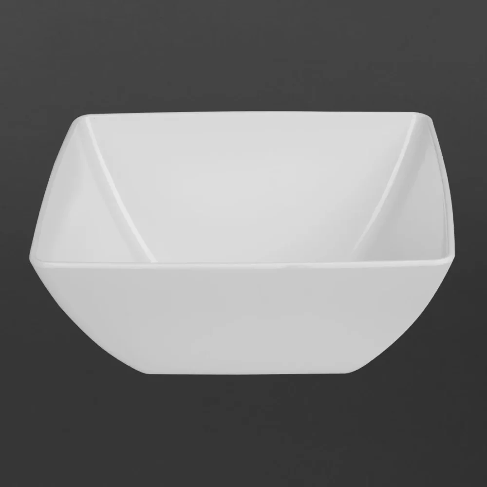Olympia Kristallon Curved White Melamine Bowl 11" - Image 3