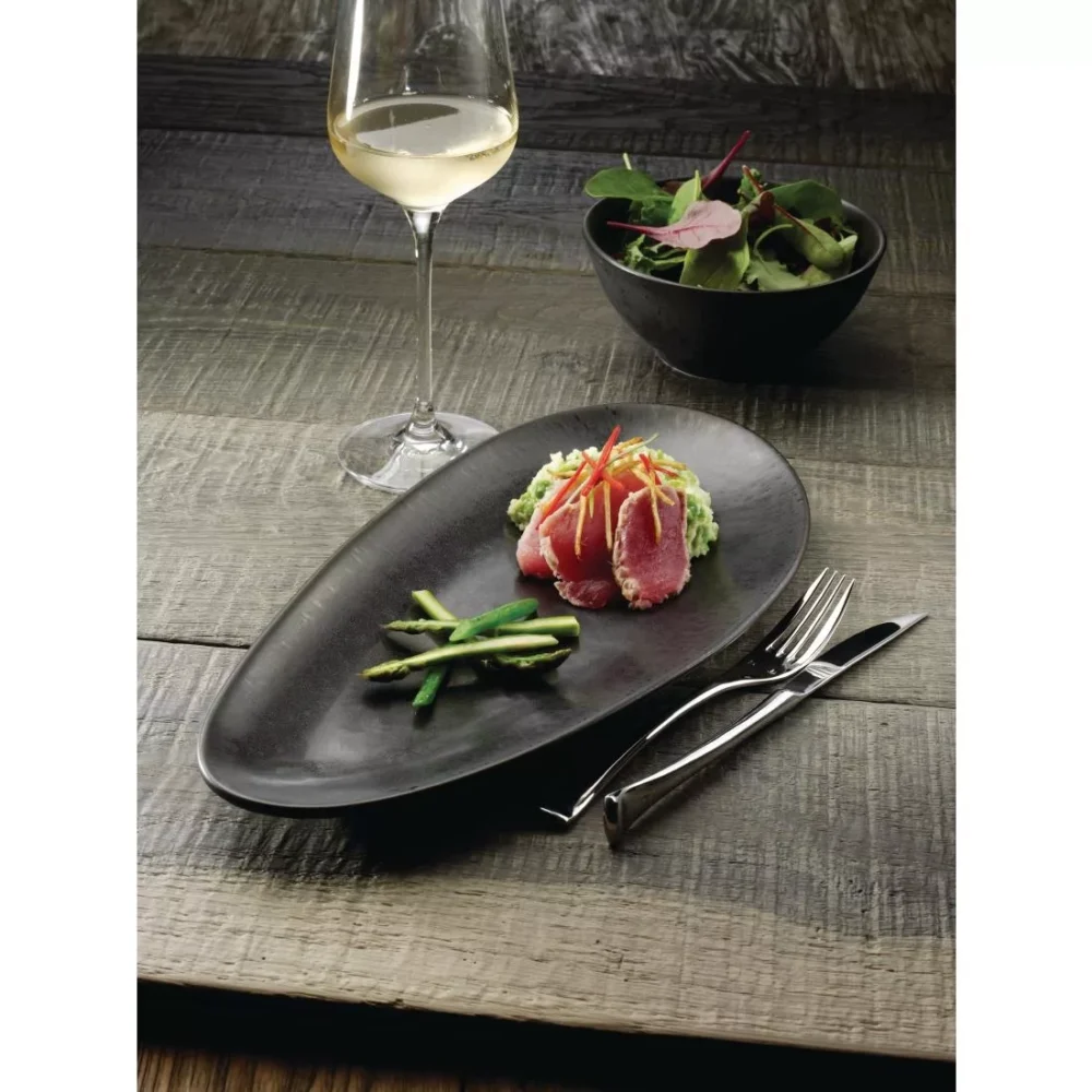 Olympia Fusion Oval Plate 357mm (Pack of 4) - Image 3