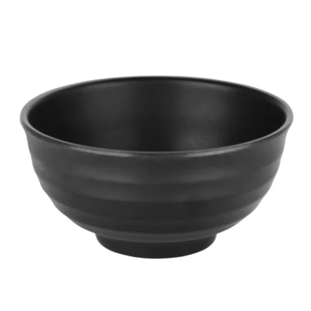 Olympia Kristallon Fusion Melamine Rice Bowls Black 120mm (Pack of 6)