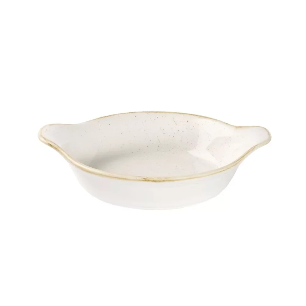 Churchill Stonecast Round Eared Dishes Barley White 215mm (Pack of 6) - Image 3