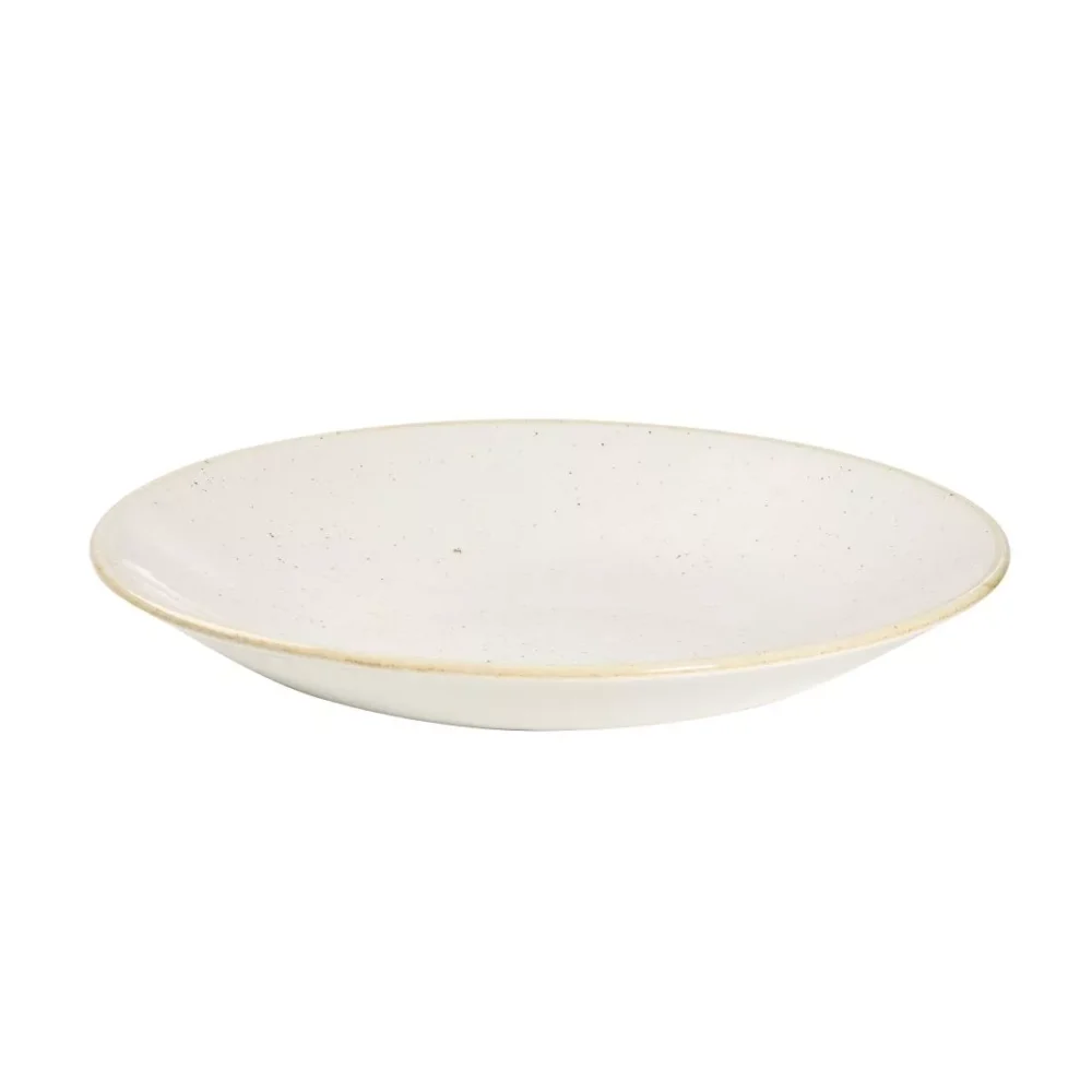 Churchill Stonecast Deep Coupe Plates Barley White 240mm (Pack of 12) - Image 3