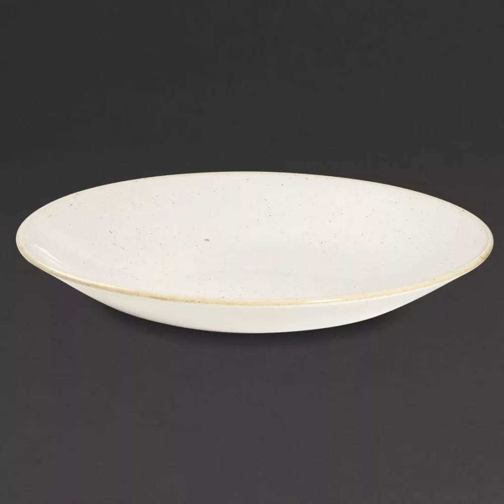 Churchill Stonecast Deep Coupe Plates Barley White 240mm (Pack of 12) - Image 4