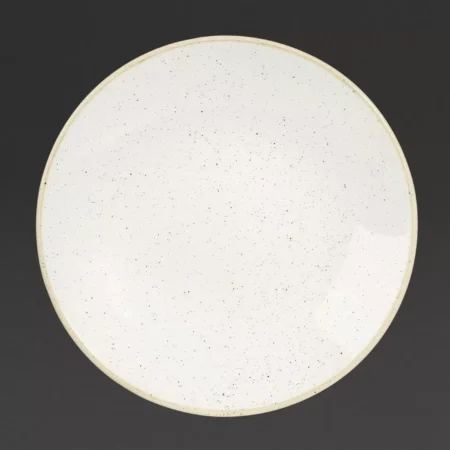 Churchill Stonecast Deep Coupe Plates Barley White 220mm (Pack of 12)