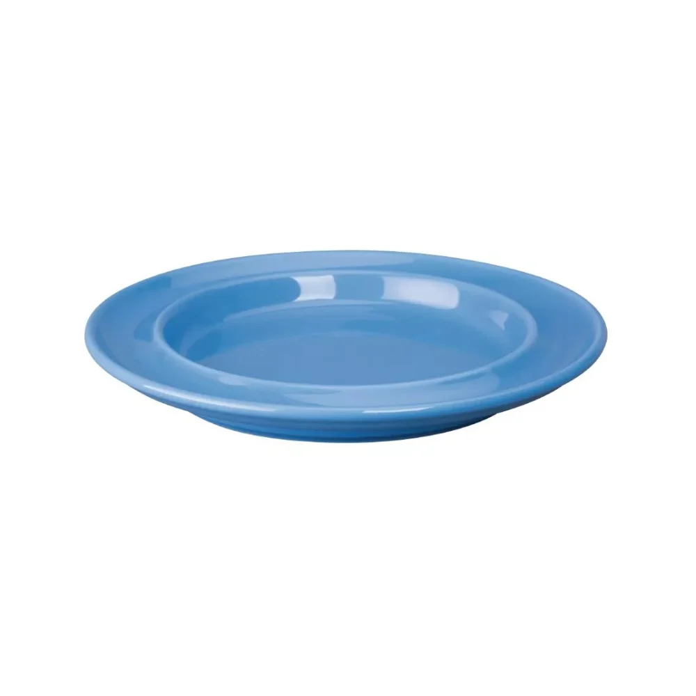 Olympia Heritage Raised Rim Plates Blue 203mm (Pack of 4) - Image 4