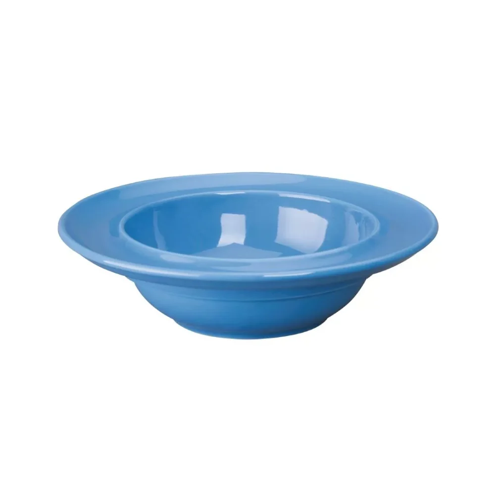 Olympia Heritage Raised Rim Bowls Blue 205mm (Pack of 4) - Image 6