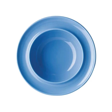 Olympia Heritage Raised Rim Bowls Blue 205mm (Pack of 4)