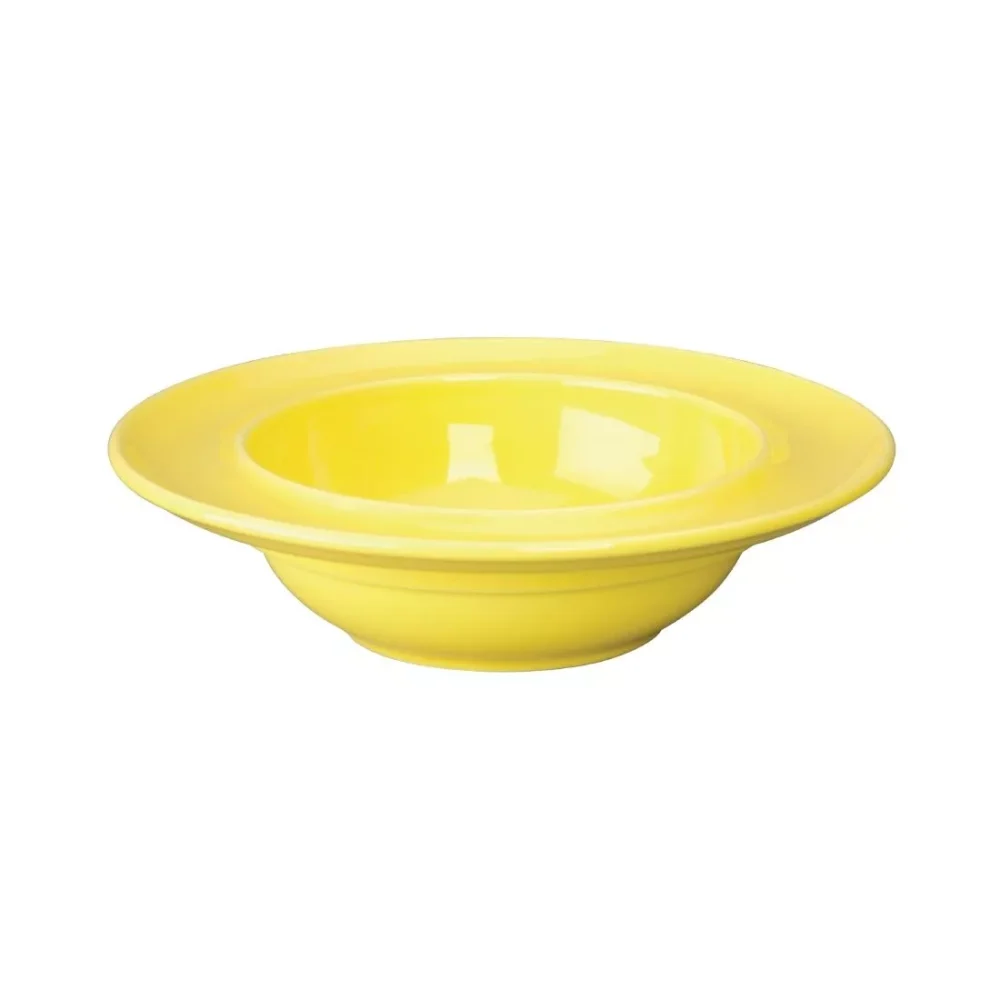 Olympia Heritage Raised Rim Bowls Yellow 205mm (Pack of 4) - Image 6