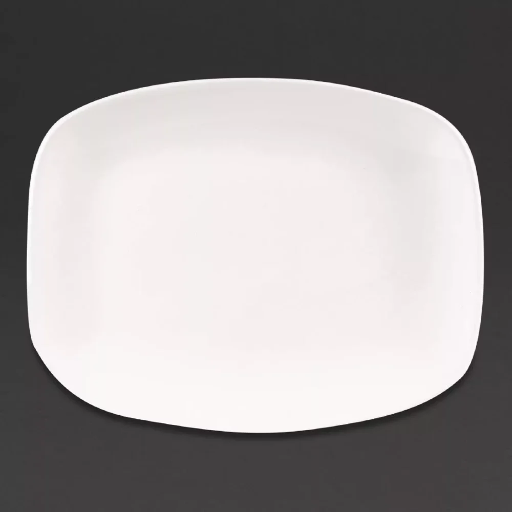 Churchill X Squared Oblong Plates White 202 x 261mm (Pack of 12)