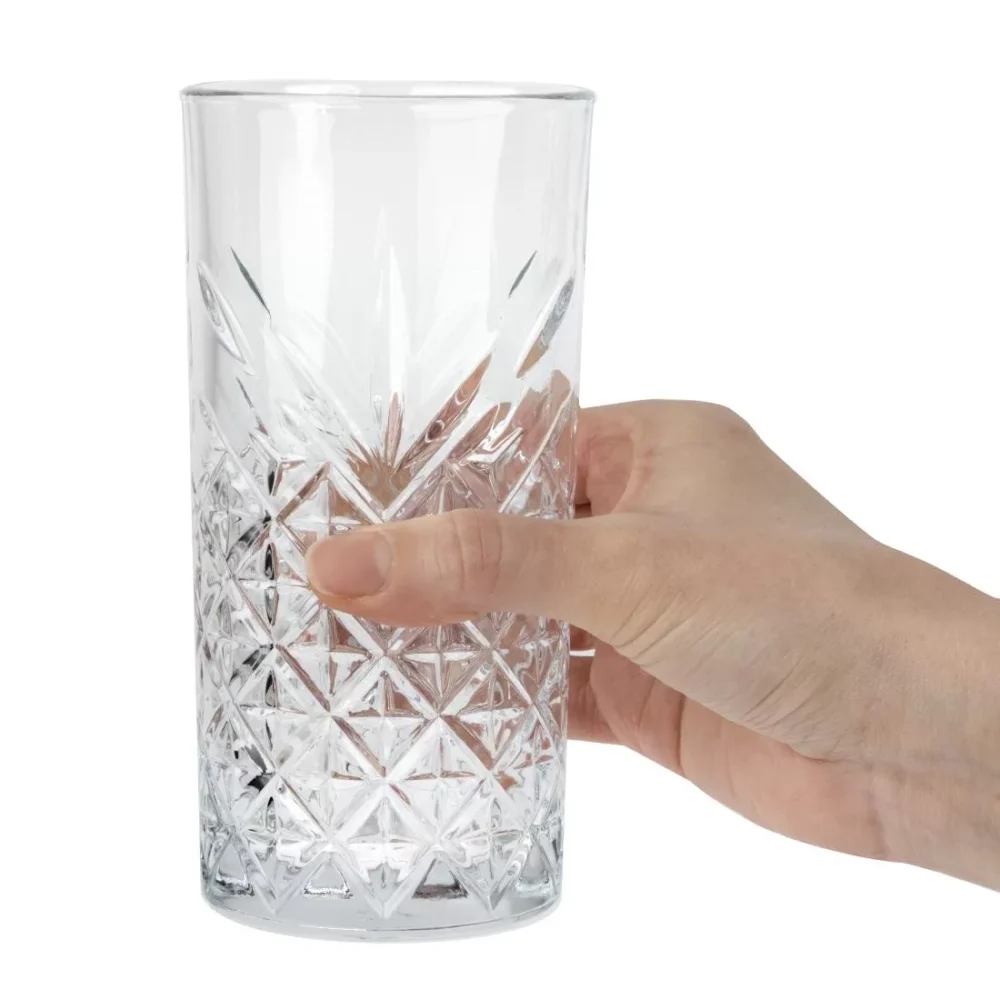Utopia Timeless Vintage Hi Ball Glasses 450ml (Pack of 12) - Image 6