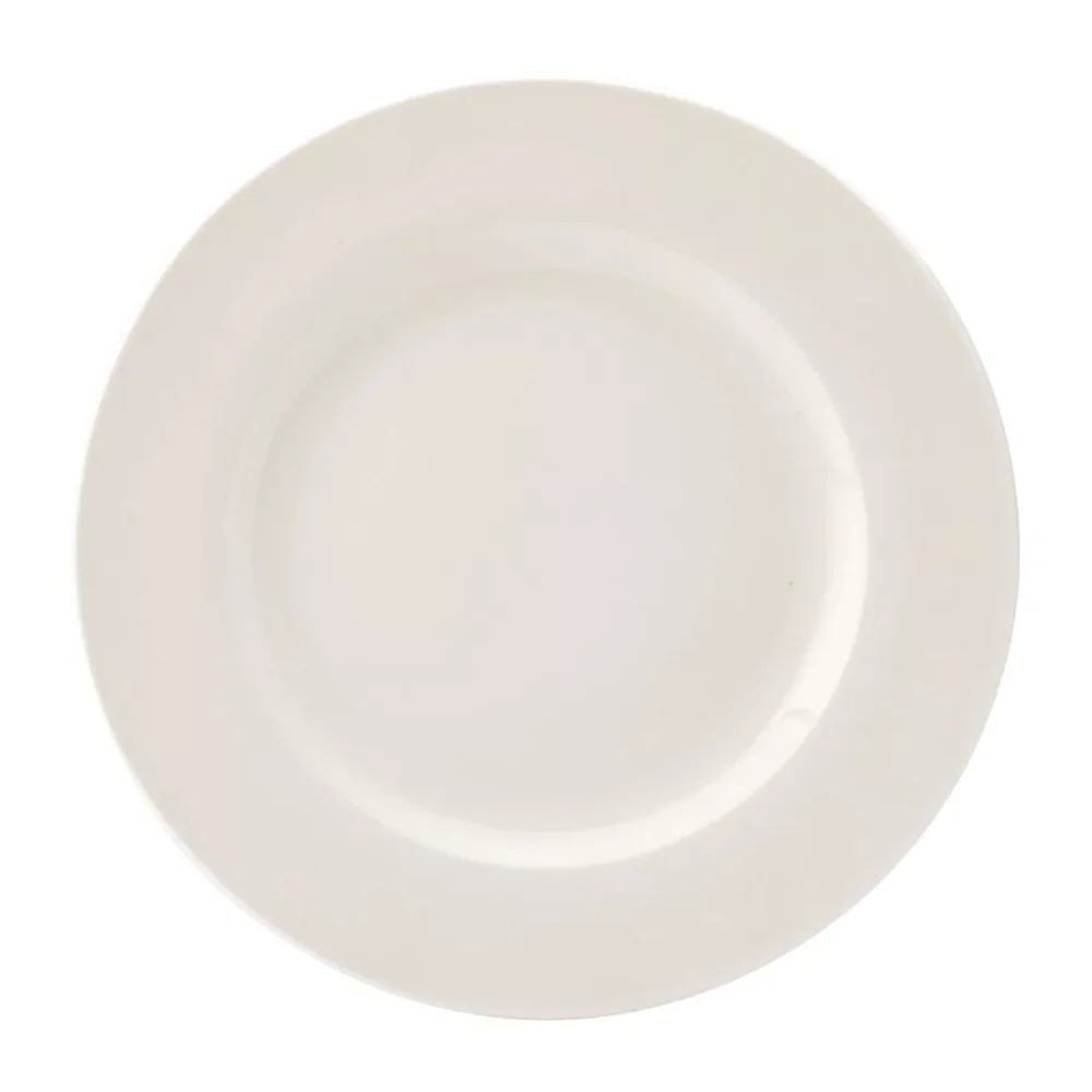 Utopia Pure White Wide Rim Plates 270mm (Pack of 18)
