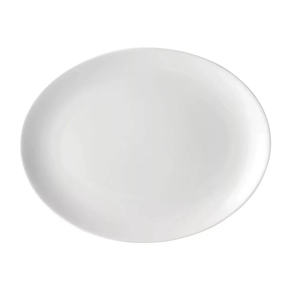 Utopia Pure White Oval Plates 250mm (Pack of 24) - Image 2