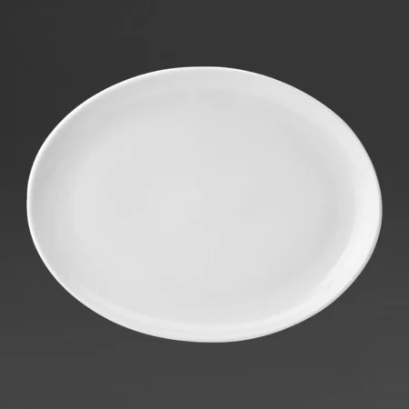 Utopia Pure White Oval Plates 360mm (Pack of 18)