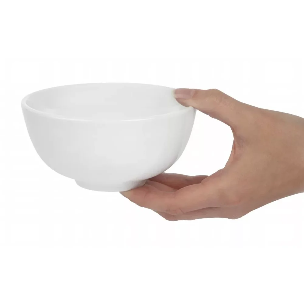 Utopia Pure White Rice Bowls 125mm (Pack of 24) - Image 4