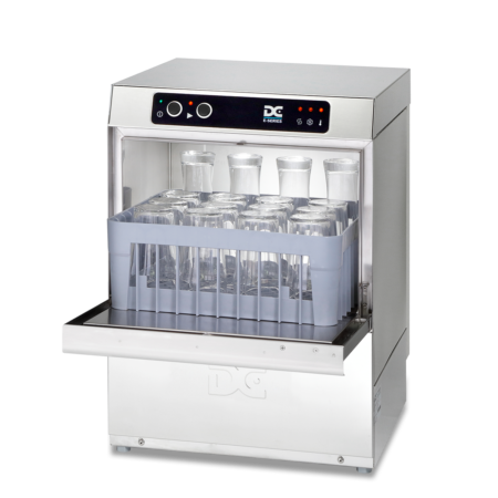 DC EG40 Economy Range 400mm Basket Frontloading Commercial Glasswasher  16 Pint Capacity
