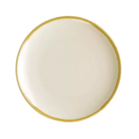 Olympia Kiln Sandstone Round Coupe Plates 180mm (Pack of 6)