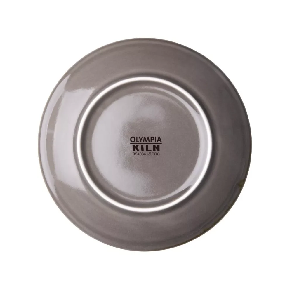 Olympia Kiln Smoke Round Coupe Plates 180mm (Pack of 6) - Image 2