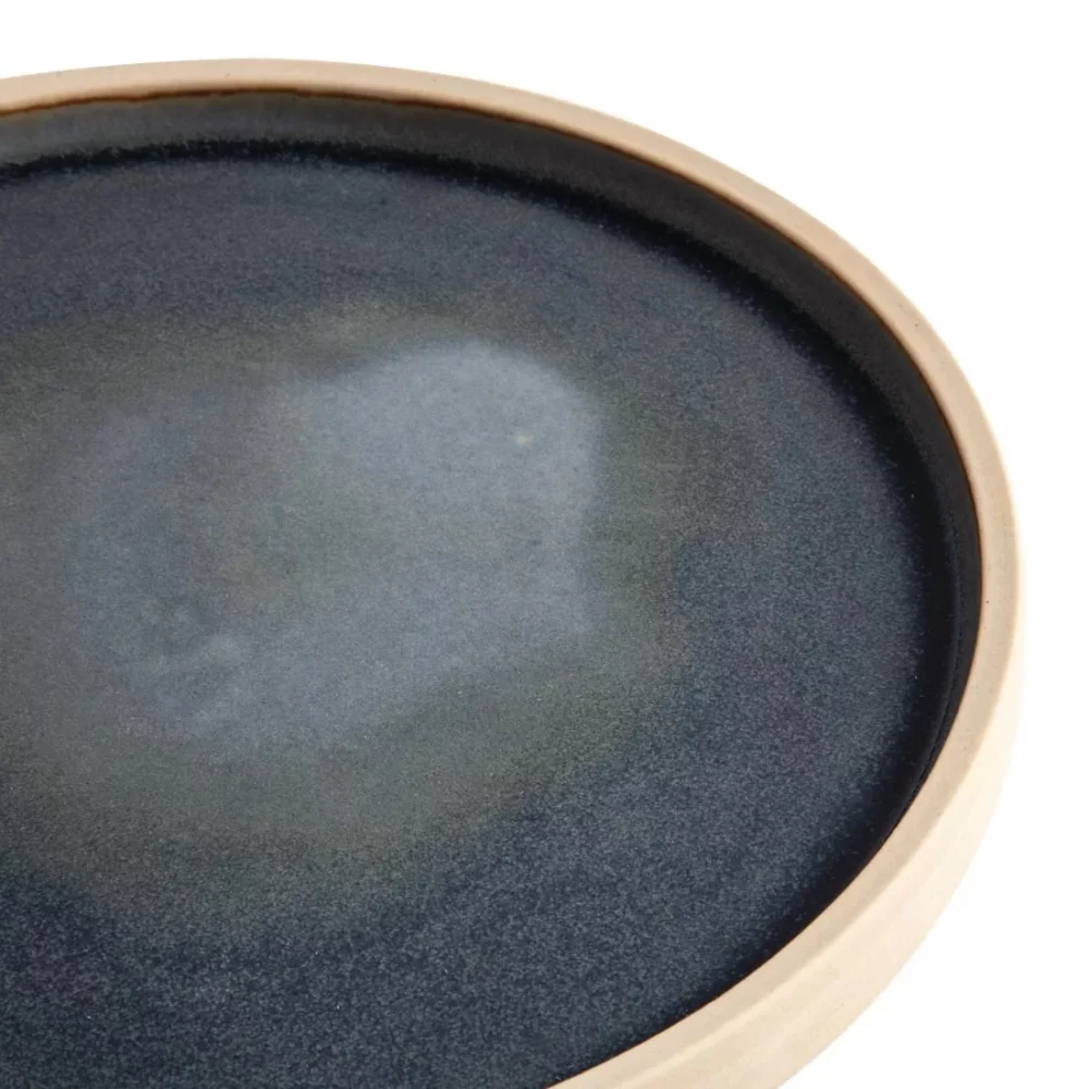 Olympia Canvas Flat Round Plate Blue Granite 250mm (Pack of 6) - Image 4