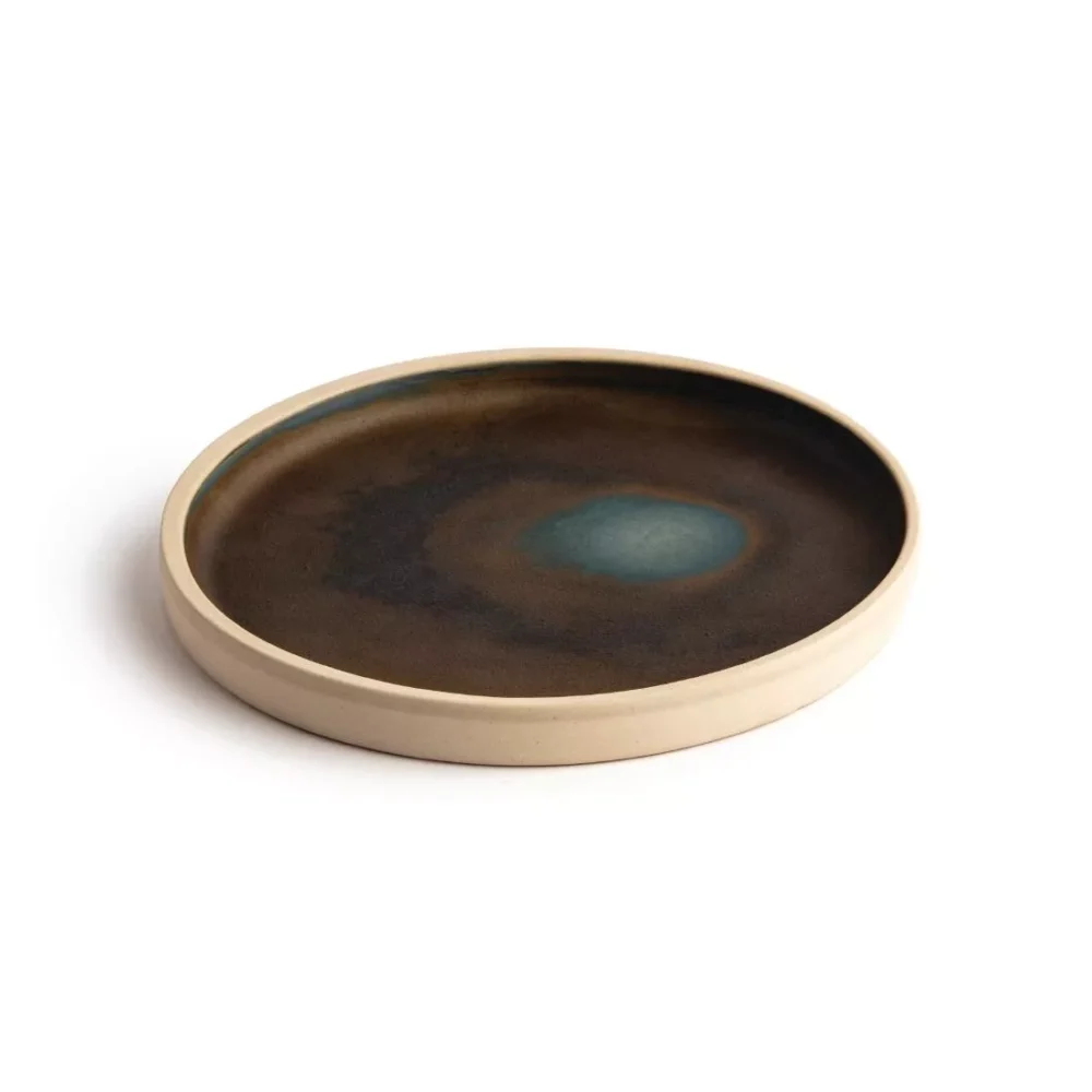 Olympia Canvas Flat Round Plate Green Verdigris 180mm (Pack of 6) - Image 4