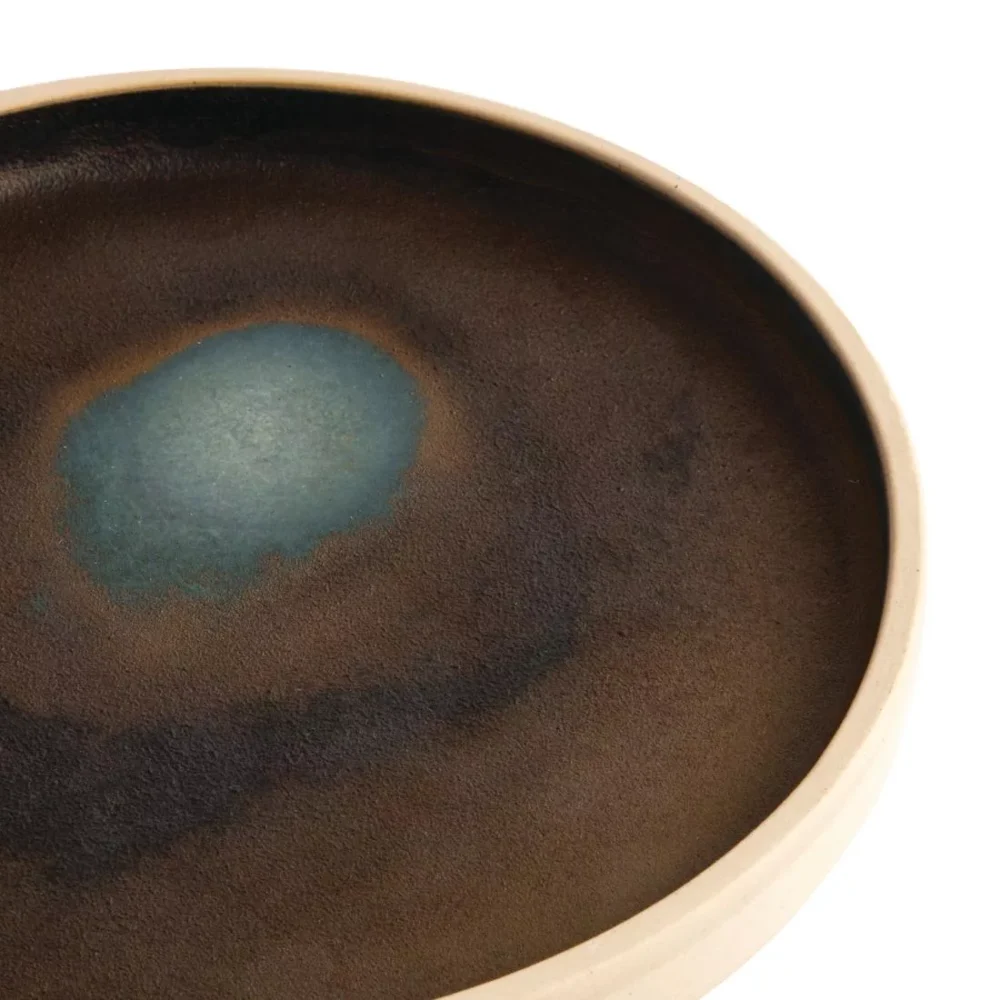 Olympia Canvas Flat Round Plate Green Verdigris 180mm (Pack of 6) - Image 5