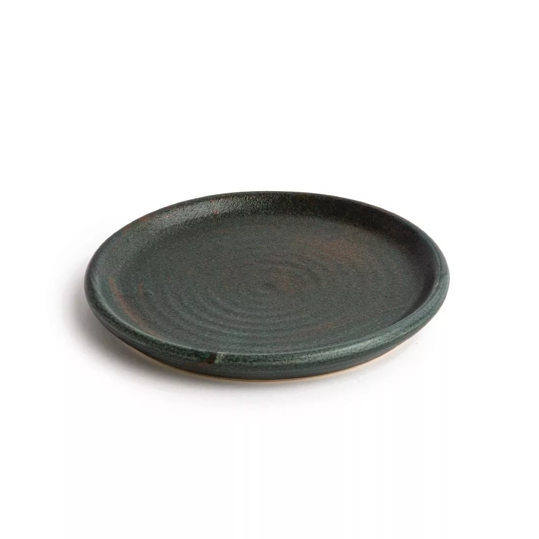 Olympia Canvas Small Rim Round Plate Green Verdigris 180mm (Pack of 6) - Image 3