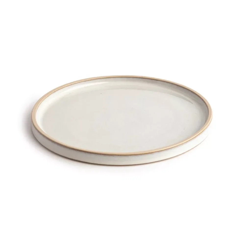Olympia Canvas Flat Round Plate Murano White 250mm (Pack of 6) - Image 4