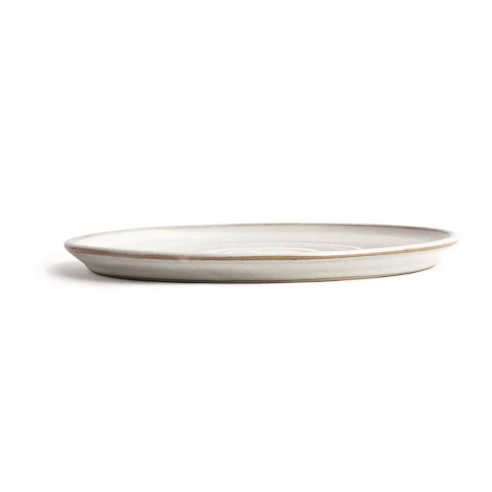 Olympia Canvas Small Rim Round Plate Murano White 265mm (Pack of 6) - Image 5