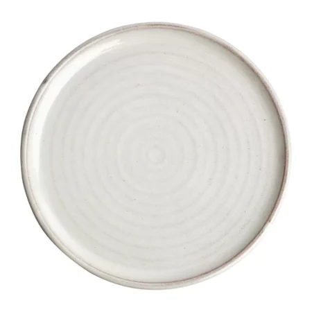 Olympia Canvas Small Rim Round Plate Murano White 265mm (Pack of 6)
