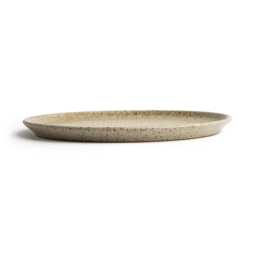 Olympia Canvas Small Rim Round Plate Wheat 265mm (Pack of 6) - Image 4