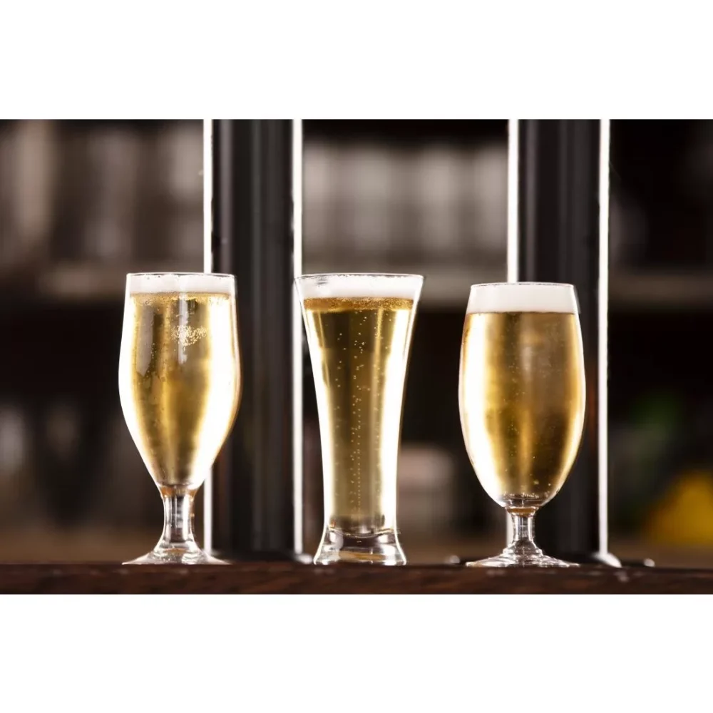 Olympia Stemmed Beer Glasses 420ml (Pack of 6) - Image 6