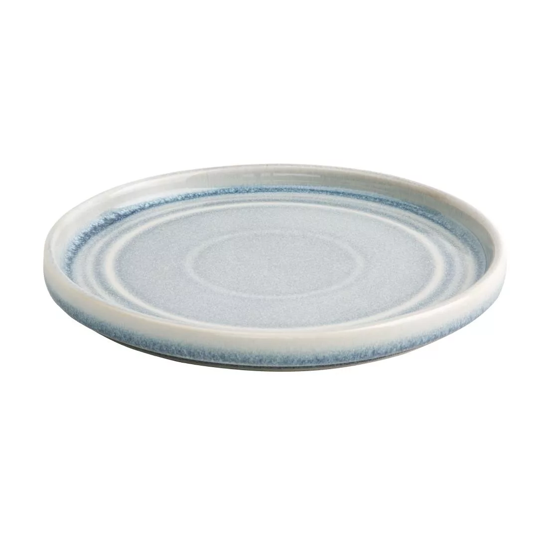 Olympia Cavolo Flat Round Plates Ice Blue 180mm (Pack of 6) - Image 2