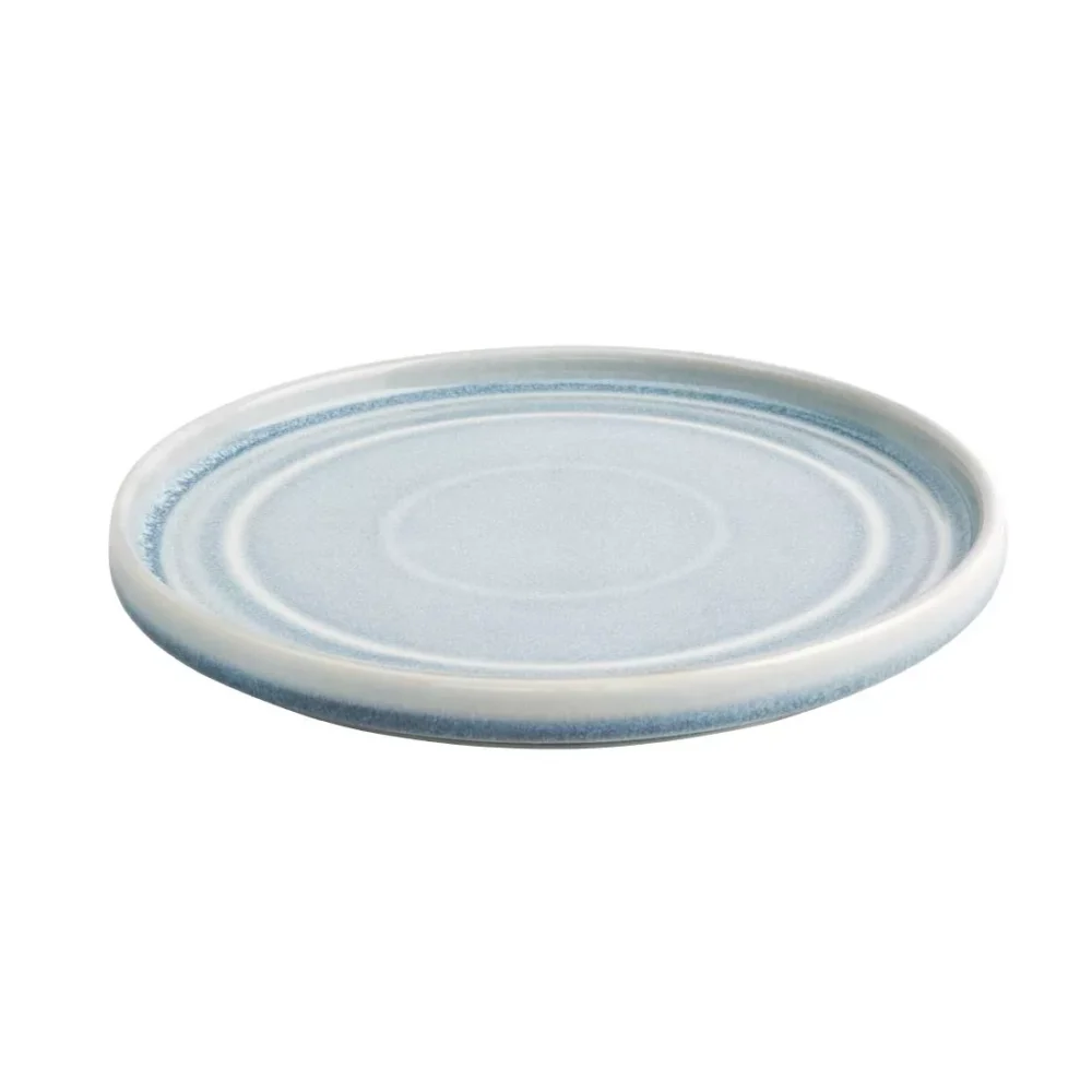 Olympia Cavolo Flat Round Plates Ice Blue 220mm (Pack of 6) - Image 2