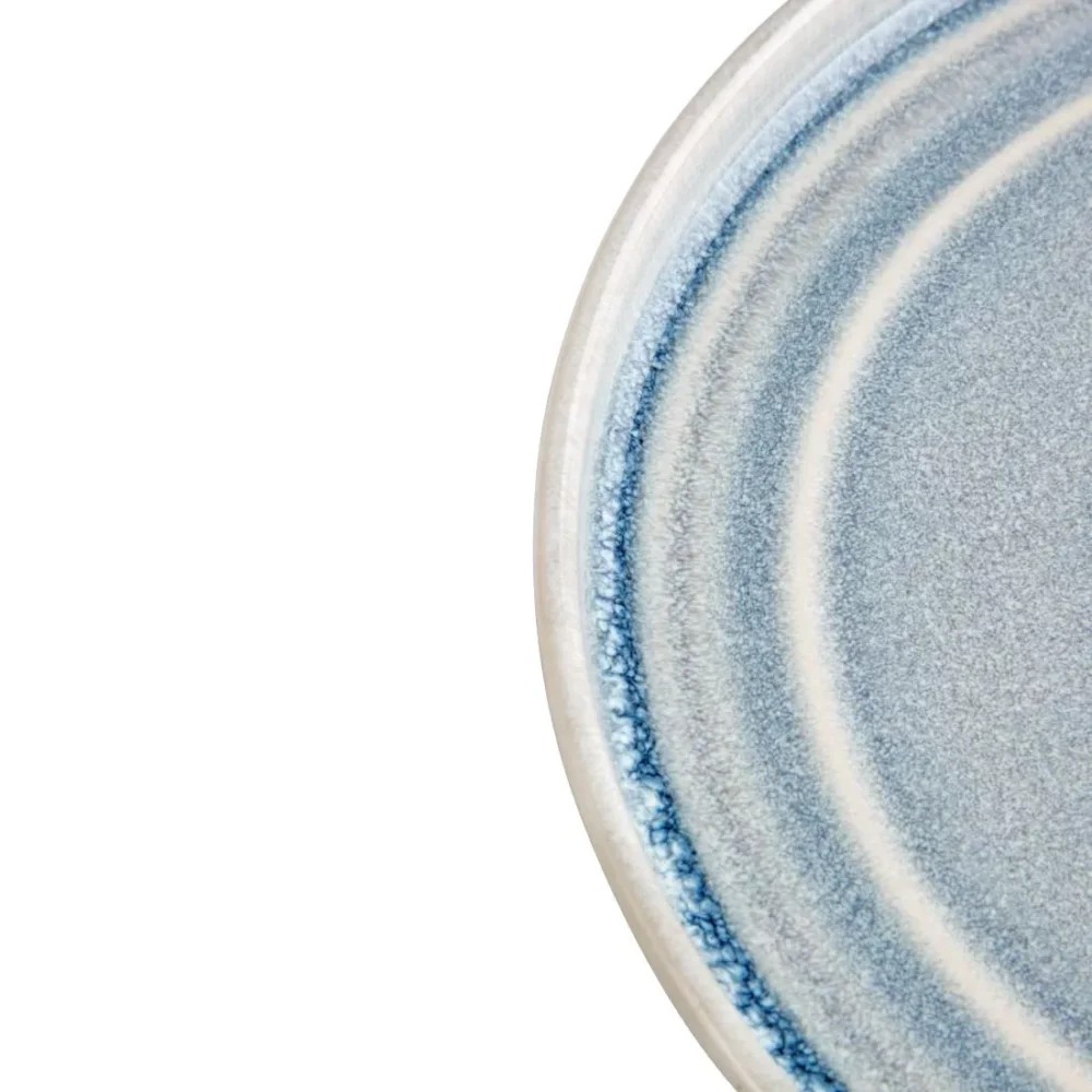Olympia Cavolo Flat Round Plates Ice Blue 220mm (Pack of 6) - Image 5