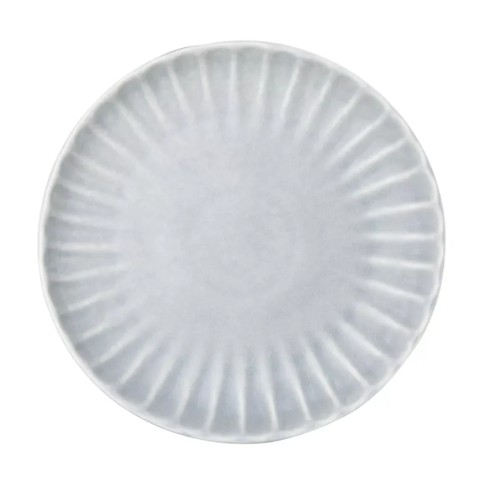 Olympia Corallite Plates Concrete Grey 205mm (Pack of 6)