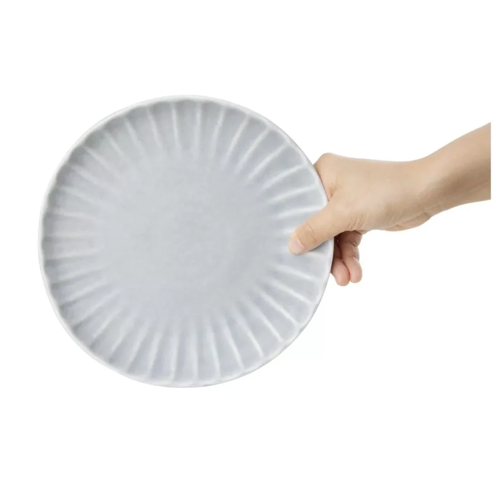 Olympia Corallite Plates Concrete Grey 205mm (Pack of 6) - Image 9