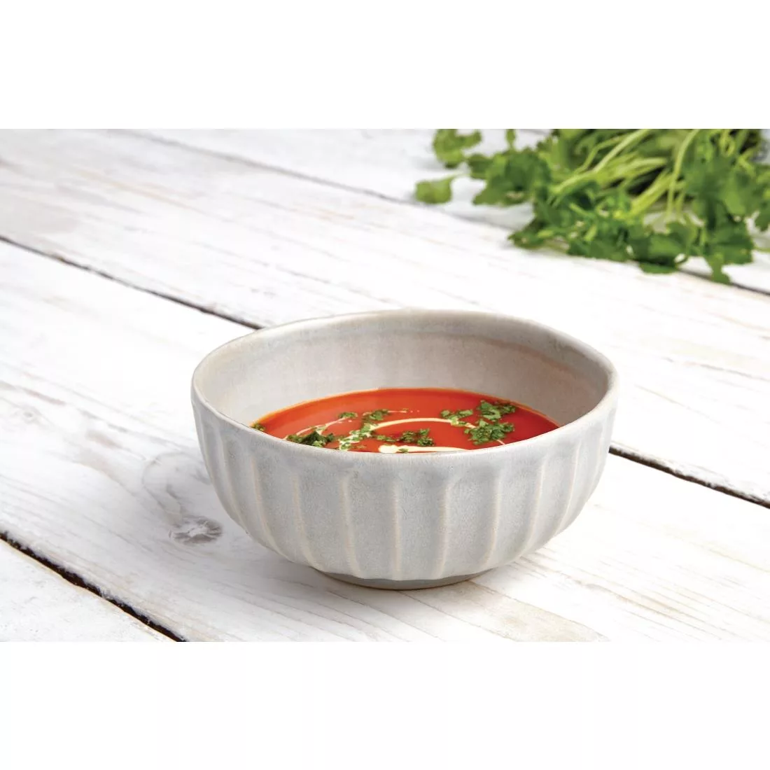 Olympia Corallite Deep Bowls Concrete Grey 105mm (Pack of 12) - Image 7