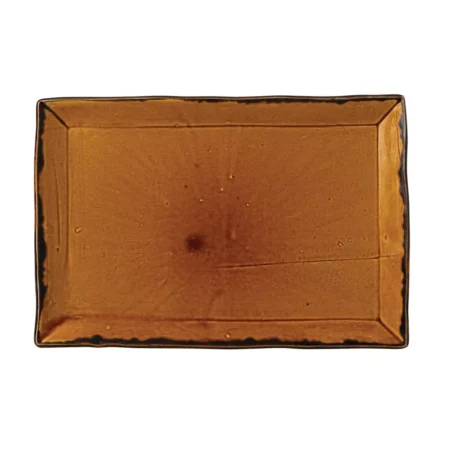 Dudson Harvest Rectangular Trays Brown 230 x 336mm (Pack of 6)