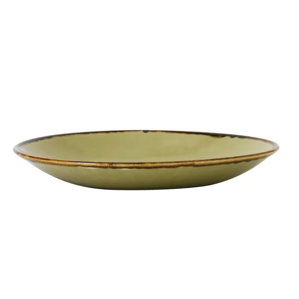 Dudson Harvest Deep Coupe Plates Green 255mm (Pack of 12) - Image 2