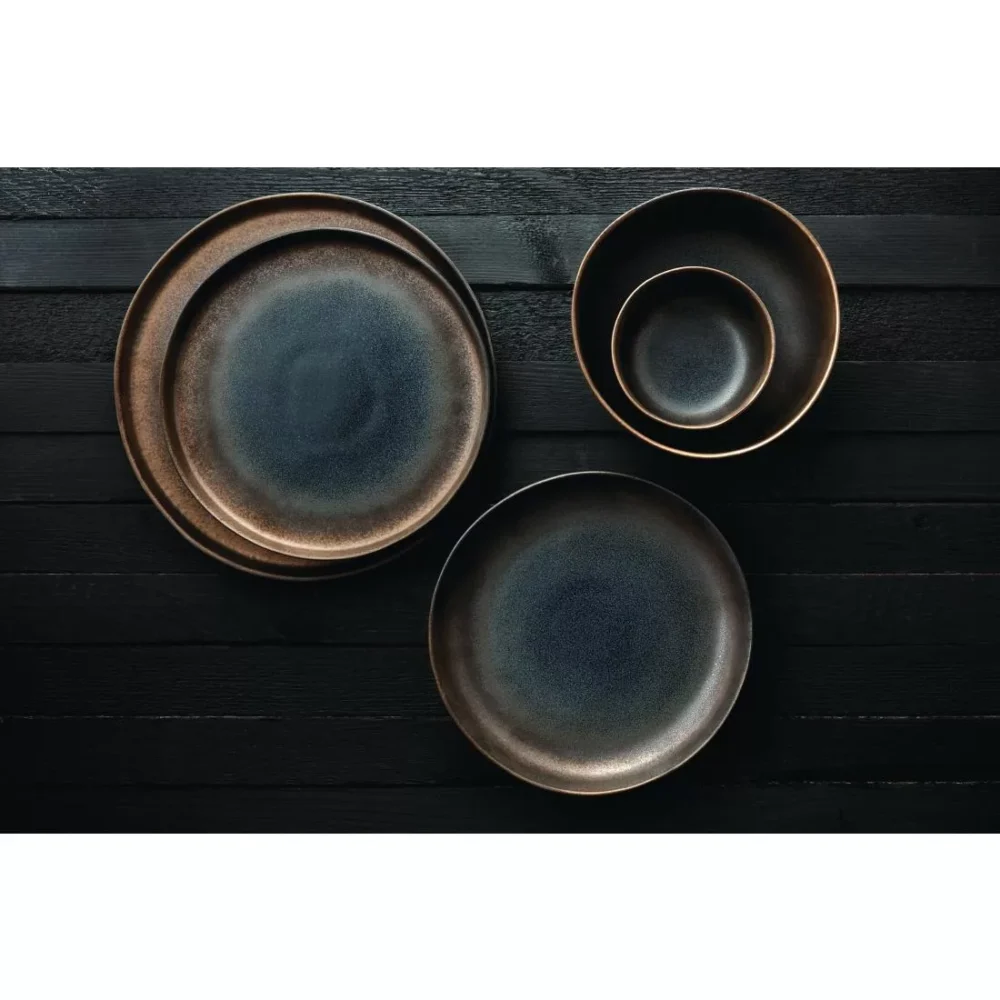 Olympia Ochre Flat Plates 220mm (Pack of 6) - Image 2