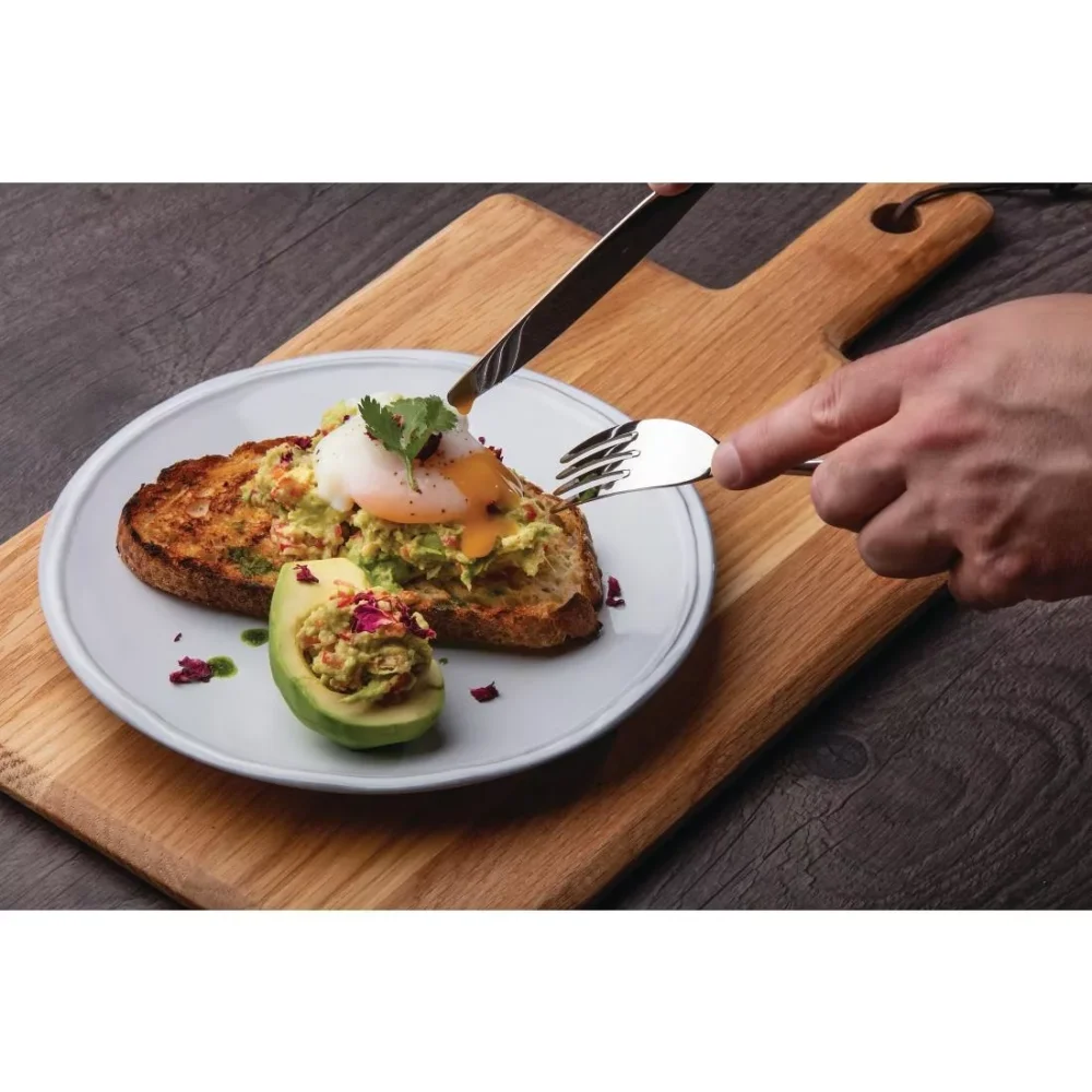 Olympia Raw Recycled Clay Coupe Plate 220(Ø)mm (Pack of 6) - Image 4
