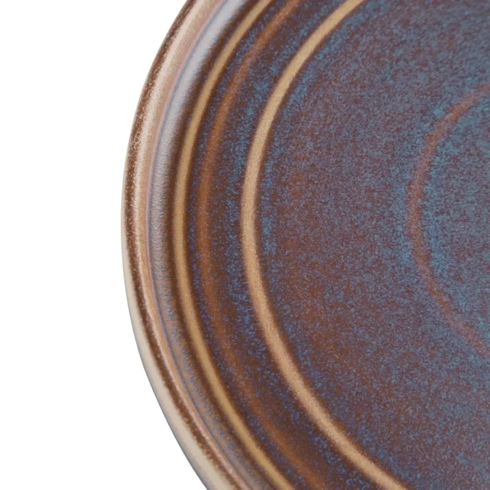 Olympia Cavolo Flat Round Plates Iridescent 180mm (Pack of 6) - Image 5