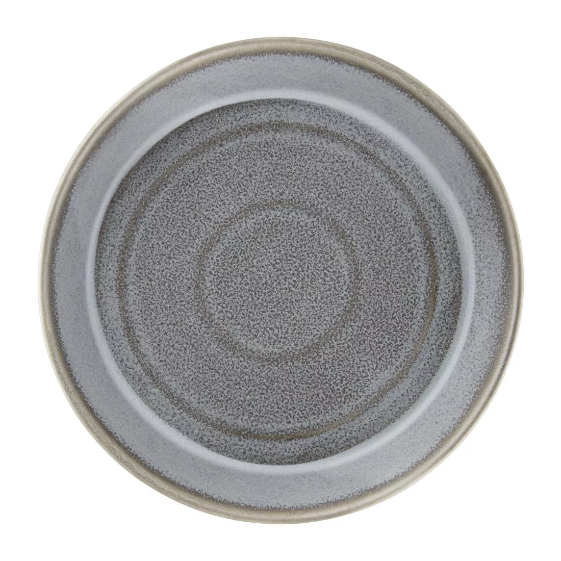 Olympia Cavolo Flat Round Bowls Charcoal Dusk 220mm (Pack of 4)