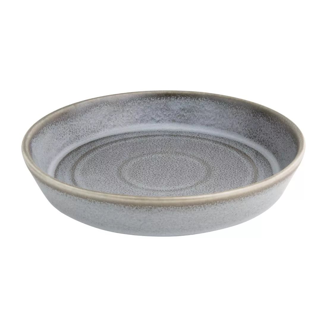 Olympia Cavolo Flat Round Bowls Charcoal Dusk 220mm (Pack of 4) - Image 6