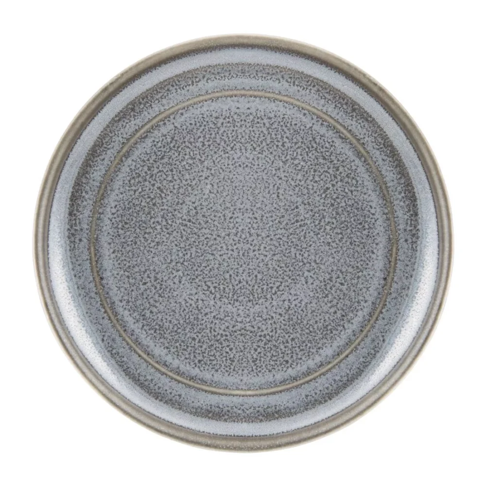 Olympia Cavolo Flat Round Plates Charcoal Dusk 180mm (Pack of 6)