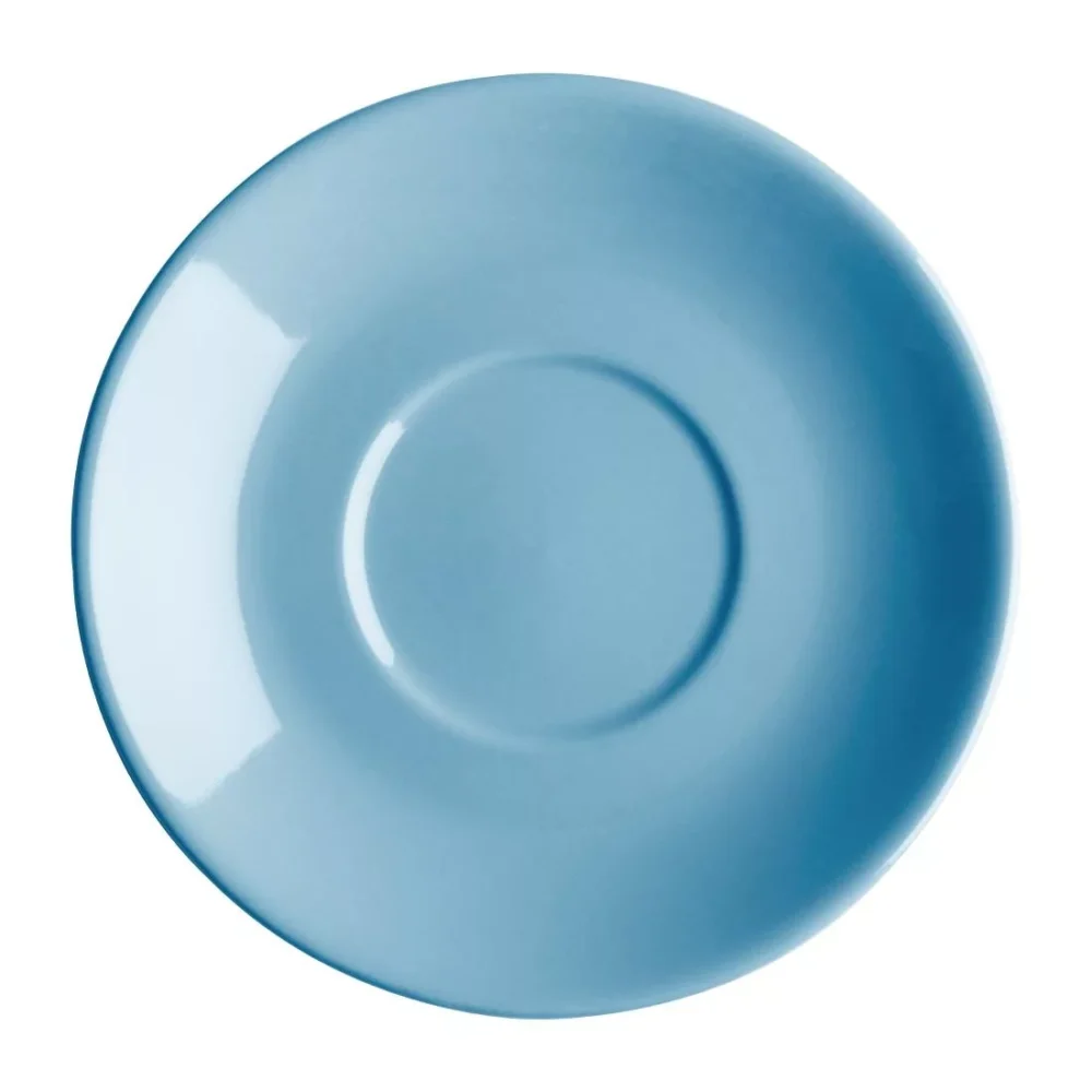 Olympia Cafe Blue Saucer (Fits FF994) - 131mm 5 3/10" (Box 12)