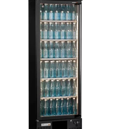 Gamko MG3/300LG Maxiglass Left Hand Hinged Glass Single Door Upright Bottle Cooler  300 Litres