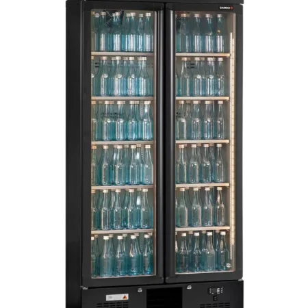 Gamko Maxiglass MG3/500G Maxiglass Hinged Glass Double Door Upright Bottle Cooler  500 Litres