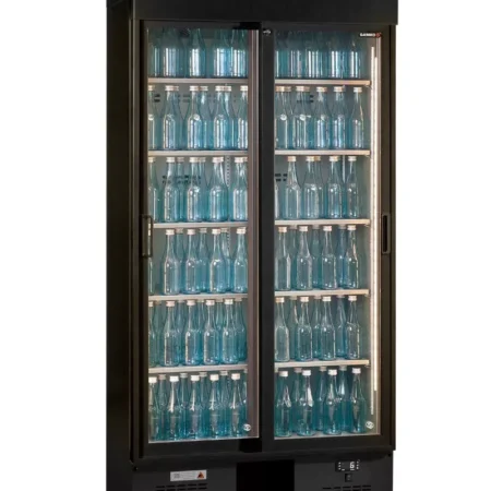 Gamko Maxiglass MG3/500SD Maxiglass Sliding Glass Double Door Upright Bottle Cooler  500 Litres