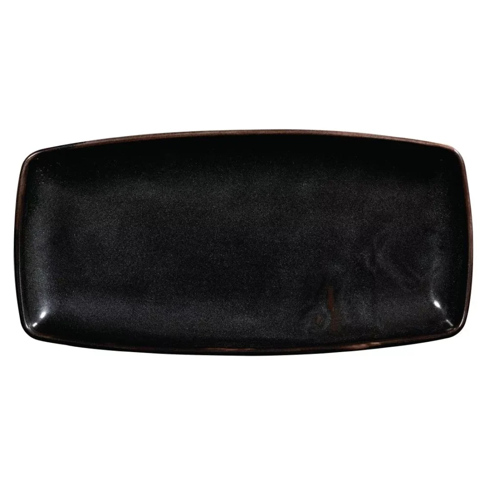 Churchill X Squared Sparkle Oblong Plates (Pack of 12)