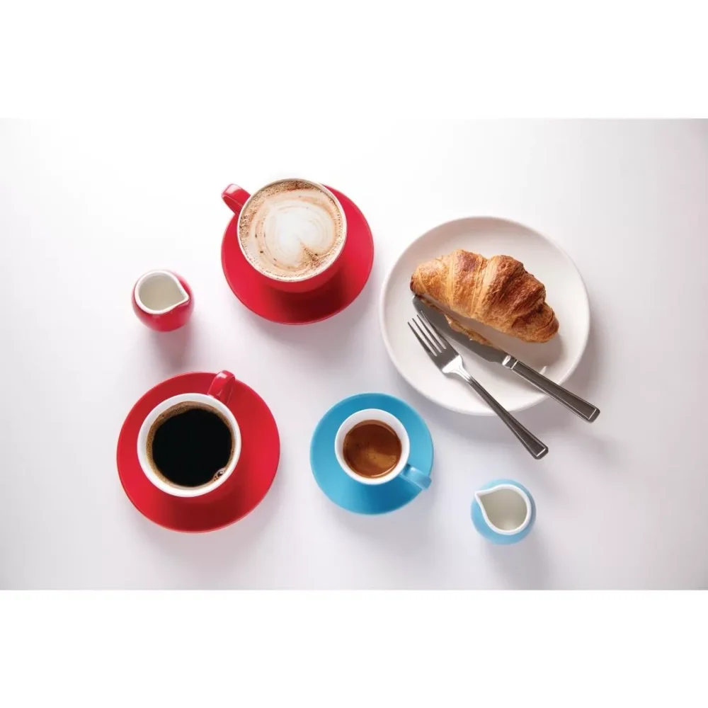 Olympia Cafe Espresso Saucer Red (Fits GK070) (Box 12) - Image 4