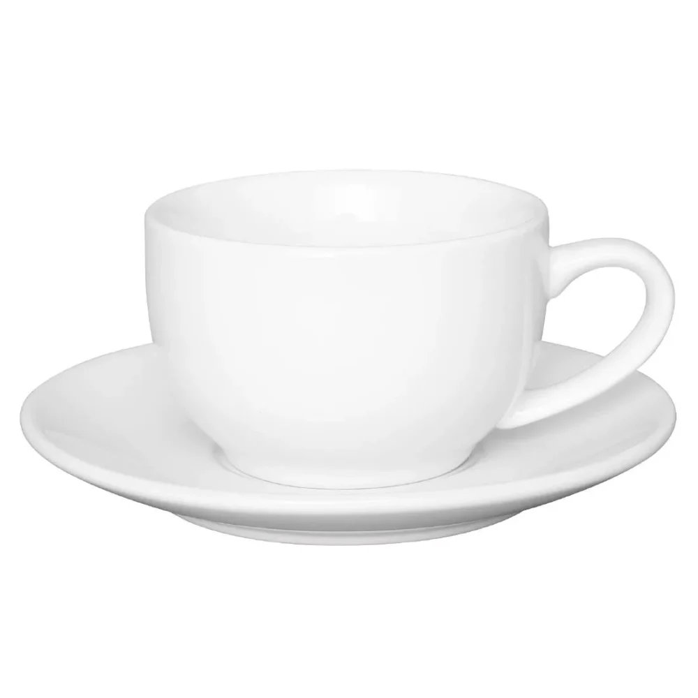 Olympia Cafe Saucer White (Fits GK074) - 158mm 6 1/4" (Box 12) - Image 2